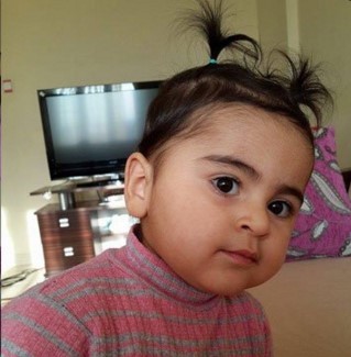 Şehit polis memuru ve kızı için tören