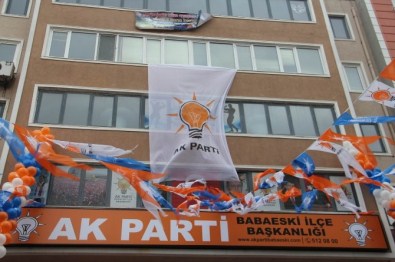 AK Parti Babaeski İlçe Teşkilatı Yeni Hizmet Binası Açıldı