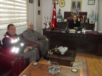 SALTUKOVA - Komutanlardan Başkan Güneş'e Ziyaret