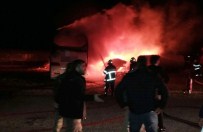 Manavgat'ta Otobüs Yangını