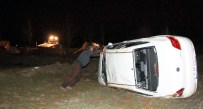 İSLAMOĞLU - Otomobil Tarlaya Yuvarlandı