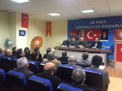 AK Parti Boğazkale Ve Sungurlu İlçe Danışma Meclisi Toplantısı