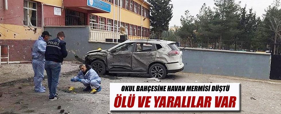 Kilis'e havan topu düştü