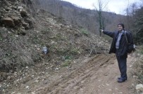 KURUGÖL - Kurugöl Kanyon Yolunda Heyelan