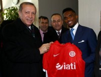 SAMUEL ETOO - Cumhurbaşkanı Erdoğan Antalya'da