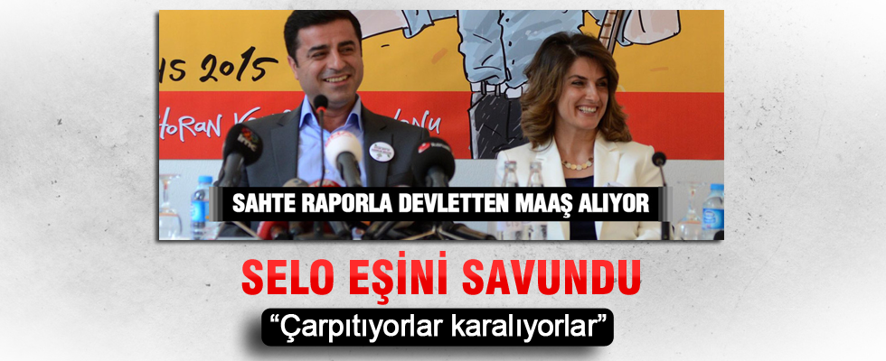 Demirtaş eşini savundu