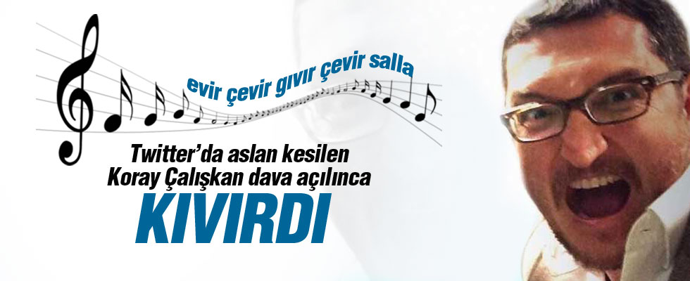 Koray Çalışkan'a Cumhurbaşkanı'na hakaretten dava