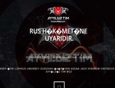 Ayyıldız Tim Rus sitelerini hackledi