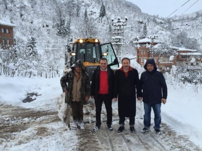 Başkan Sağıroğlu'nun Kar Mesaisi