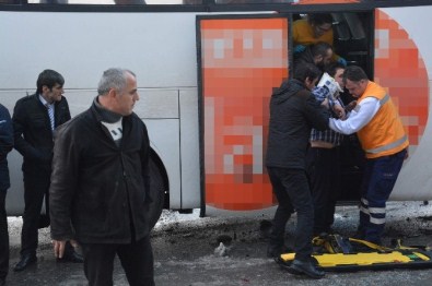 Trabzon'da Kar Yağışı Kazaları Beraberinde Getirdi