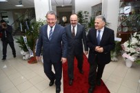 ÖZEL ÜNİVERSİTELER - Başkan Büyükkılıç Erciyes Üniversitesi Rektörlüğü'ne Atanan Prof.Dr. Muhammet Güven'i Ziyaret Etti