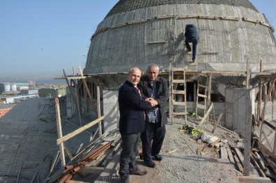 Mimarsinan İbrahim Sancak Camii, Kurban Bayramı'na Yetişiyor