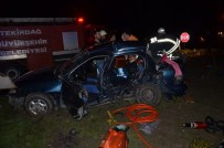Tekirdağ'da Trafik Kazası Açıklaması 4 Yaralı
