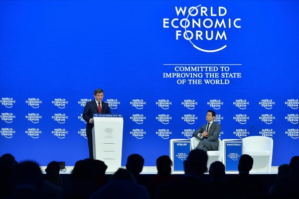 Başbakan Davutoğlu'nun Davos konuşması