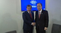 CÜNEYD ZAPSU - Davutoğlu Ban Ki Moon İle Görüştü
