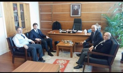 Ertuğrul Sağlam Ve Süleyman Hurma'dan Özhaseki'ye Ziyaret