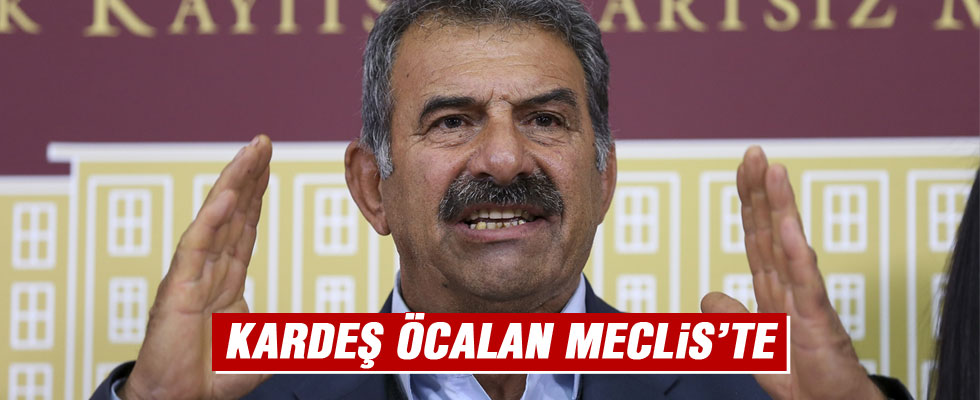 Abdullah Öcalan'ın kardeşi Mehmet Öcalan Meclis'te