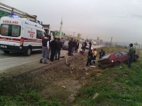 Samsun'da Trafik Kazası Açıklaması 1 Yaralı