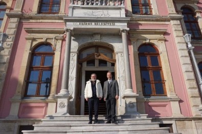 Uğurkan Erez, Başkan Gürkan'ı Ziyaret Etti