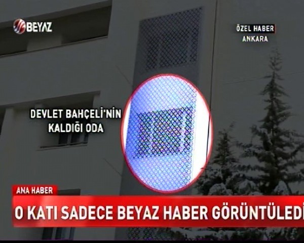Devlet Bahçeli'nin kaldığı otel odası