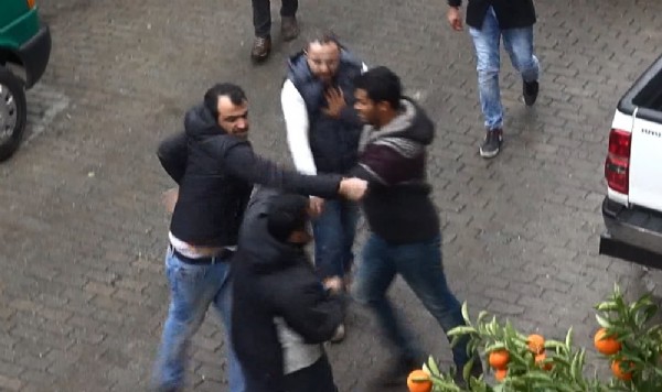 Aydın'daki kavga herkesi güldürdü