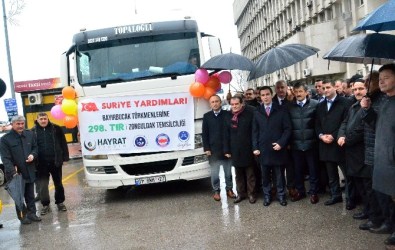 Bayırbucak Türkmenleri'ne 5 Tır Yardım