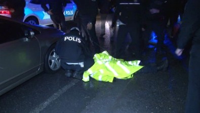 Erdoğan'ın Konvoy Güzergahında Kaza Açıklaması 1 Polis Yaralı