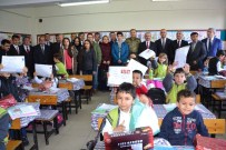 KARNE HEYECANI - Şehidin Okulunda Karne Heyecanı