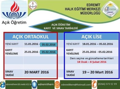 Açık Ortaokul Ve Açık Lise Kayıt Tarihleri Açıklandı