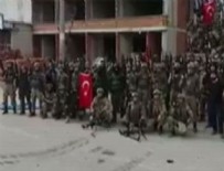 Cizre'de teröristlere gözdağı... Güvenlik güçleri Cizre'yi ‘Komando Marşı’ ile inletti