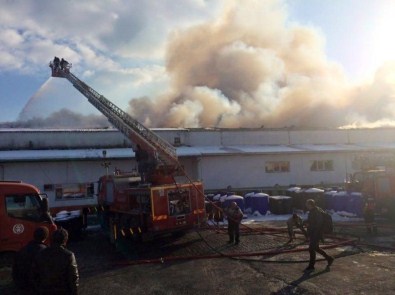 Çanakkale'de Fabrika Yangını