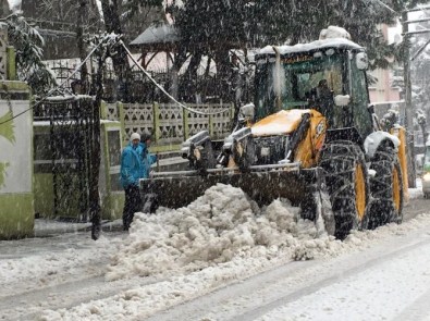 Doğu Karadeniz'de Karla Mücadele Aralıksız Sürüyor