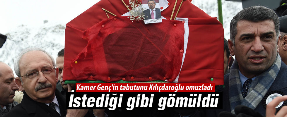 Kamer Genç için Tunceli'de cenaze töreni düzenlendi