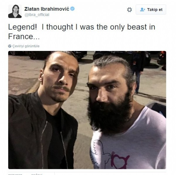 Ibrahımovıc bu kez ringe çıktı