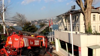 Beylerbeyi Polisevi'nde Yangın