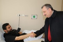 HALIL MEMIŞ - Kahraman Polise Geçmiş Olsun Ziyareti