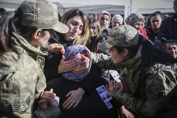 Diyarbakır şehitlerine veda