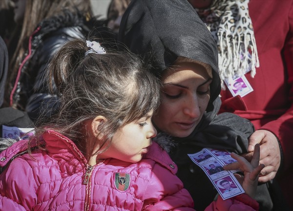 Diyarbakır şehitlerine veda