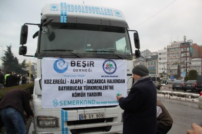 ERDEMİR, Belediye Ve Derneklerden Bayır Bucak Türkmenlerine Kömür Yardımı