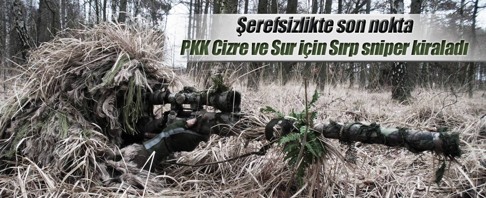 PKK parayla Sırp sniper kiraladı