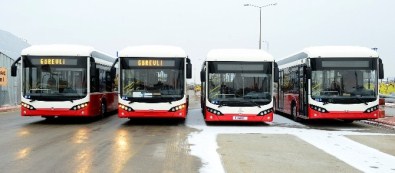 Türkiye'nin İlk Elektrikli Otobüsleri Konya'da
