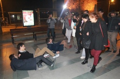 CHP Gençlik Kollarından Mizansenli Tecavüz Eylemi