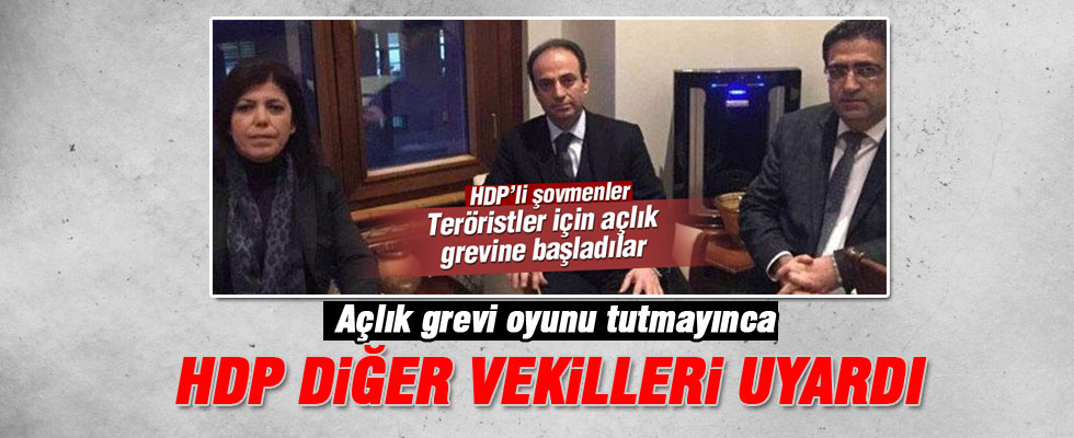 HDP'den açlık grevine katılmak isteyen milletvekillerine uyarı