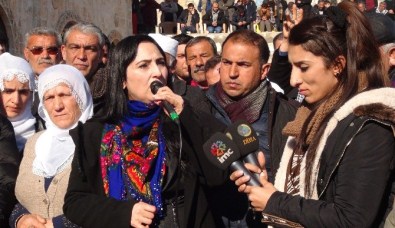 HDP Eş Genel Başkanı Figen Yüksekdağ Nusaybin'de