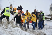 Minibüs Şarampole Uçtu Açıklaması 5 Yaralı