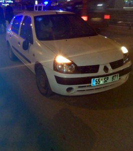 Samsun'da Trafik Kazası Açıklaması 1 Yaralı