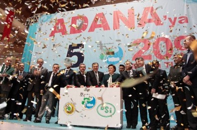 Adana'da 209 Milyon Lira Yatırımlı 5 Tesisin Temeli Eş Zamanlı Atıldı