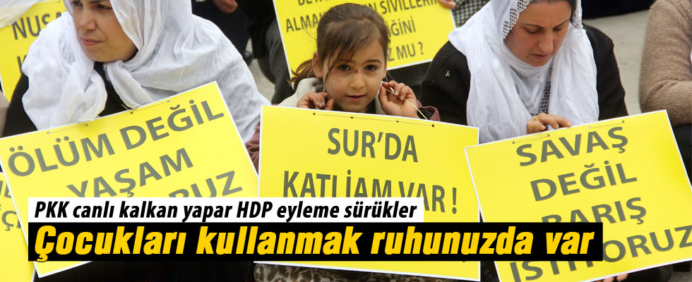 Adana'da HDP'li kadınlardan eylem