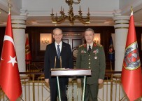 İLKER BAŞBUĞ - Başbuğ'dan Genelkurmay Başkanı Orgeneral Akar'a Ziyaret