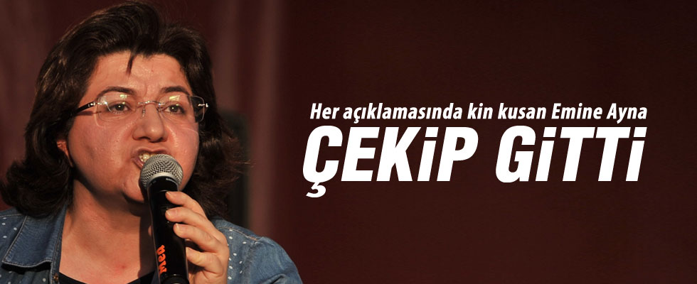 Emine Ayna siyasetten çekildi